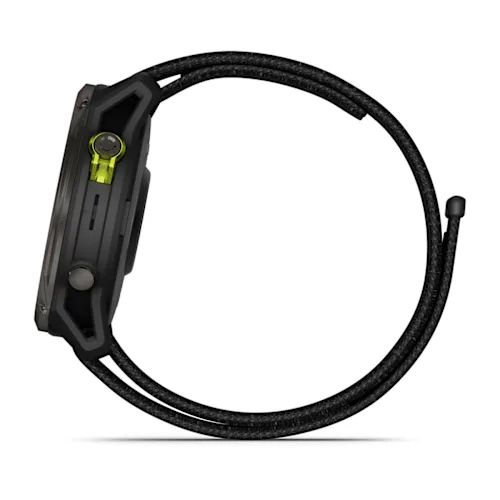 ENDURO 3, CRBN GRY DLC TI W/BLK SPORT LOOP BAND, EMEA 010-02751-01