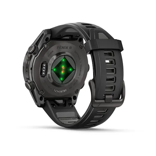 FENIX 8 43MM,AMOLED,SAPH,CRBNGRY TI/BLK,BLK/PEBBLGRYBND,EMEA 010-02903-21