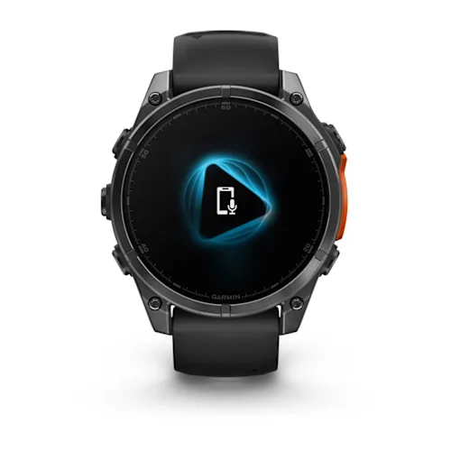 FENIX 8 47MM,AMOLED,GLASS/SS,SLATEGRAY STEEL/BLACK,BLKBND,WW 010-02904-00