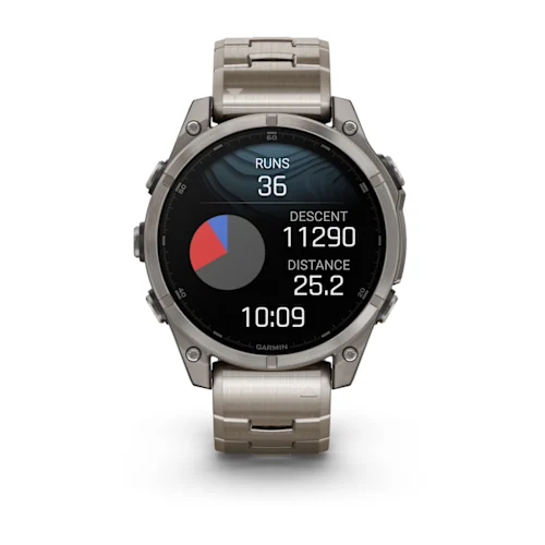 FENIX 8 47MM, AMOLED, SAPH, TI/BARE/GRAPHITE W/TIBAND, EXCL, EMEAMAINTENANCES 010-02904-40