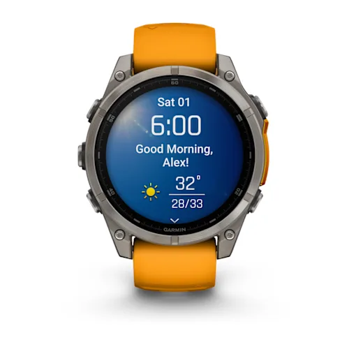 FENIX 8 47MM,AMOLED,SAPH,TI/BARE/GRPHT,SPARKORG/GRPHTBD,EMEA 010-02904-11