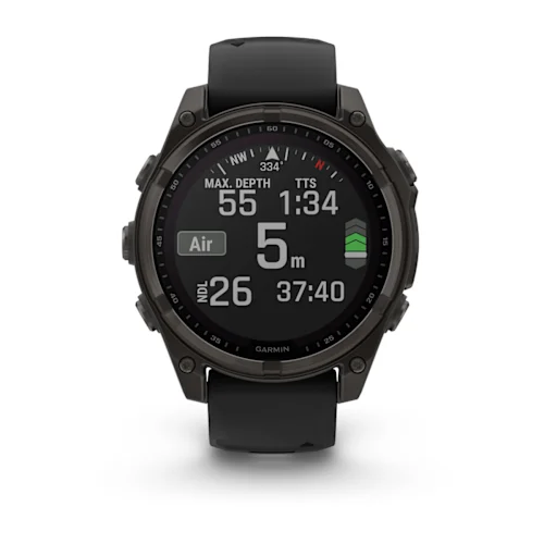FENIX 8 47MM, SAPH SOLAR, CRBNGRY TI/BLK, BLK/PBLGRYBND, EMEA 010-02906-11