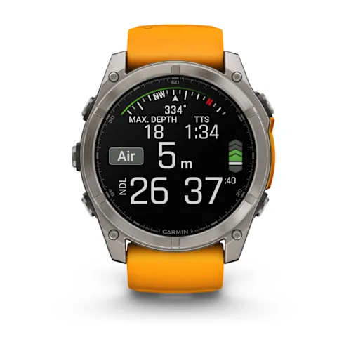 FENIX 8 51MM,AMOLED,SAPH,TI/BARE/GRPHT,SPARKORG/GRPHTBD,EMEA 010-02905-11