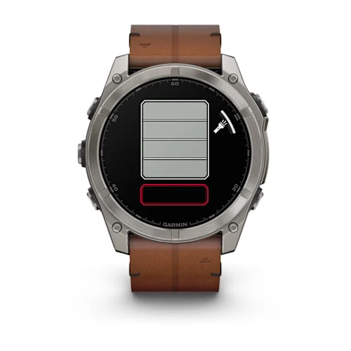 FENIX 8 51MM,AMOLED,SAPPHIRE, BARE TI, BLK/CHSNT LTHR, EMEA 010-02905-40