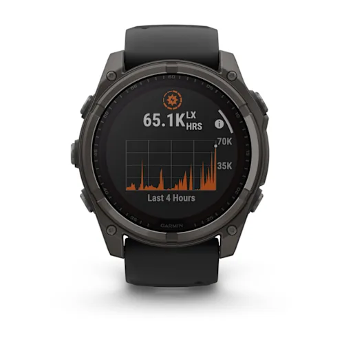 FFENIX 8 51MM, SAPH SOLAR, CRBNGRY TI/BLK, BLK/PBLGRYBND, EMEA 010-02907-11