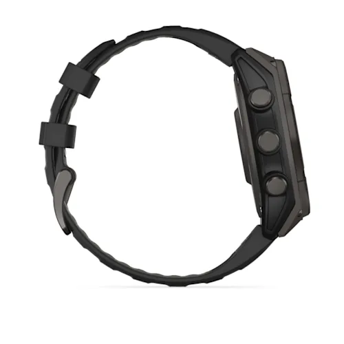FENIX 8 47MM, SAPH SOLAR, CRBNGRY TI/BLK, BLK/PBLGRYBND, EMEA 010-02906-11
