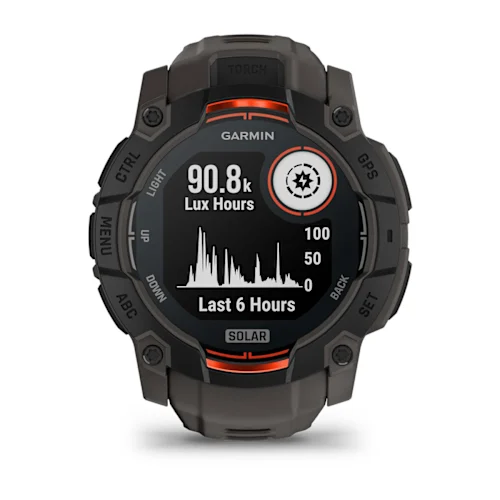INSTINCT 3,50MM,SOLAR,BLACK BEZEL WITH CHARCOAL BAND,WW 010-02935-00