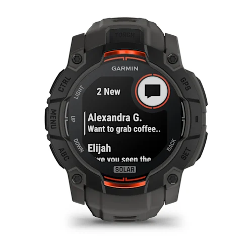 INSTINCT 3,50MM,SOLAR,BLACK BEZEL WITH CHARCOAL BAND,WW 010-02935-00