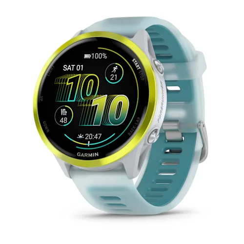 Forerunner 570 - 47MM, WiFi, GPS, WW, Whitestone/Amp Yellow 010-02971-01