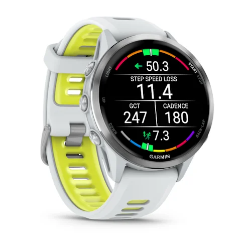 Forerunner 970, GPS, EMEA, Whitestone/Amp Yellow 010-02969-11 variant