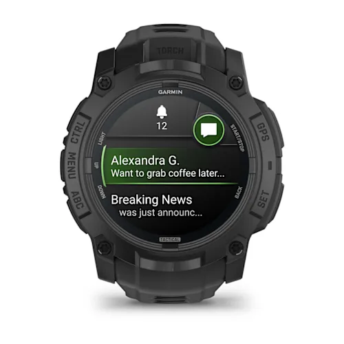 INSTINCT 3, TACTICAL, AMOLED,50MM, BLACK, WW 010-03020-50